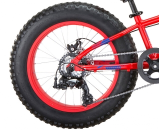 Детский велосипед fat bike Felt Cruncher Matte Fluoro Red 20