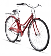 Городской женский велосипед Schwinn cream 1 red